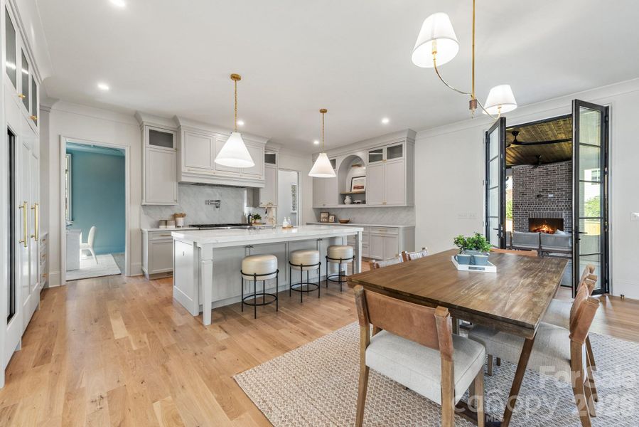 Furnished interior view inside a new home in , Charlotte (Image 10).