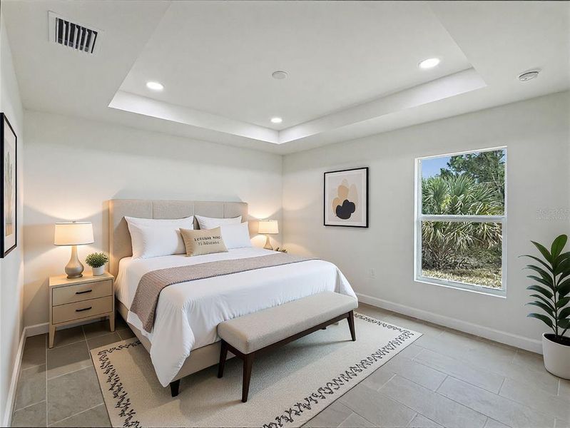 Furnished interior view inside a new home in , Punta Gorda (Image 13).