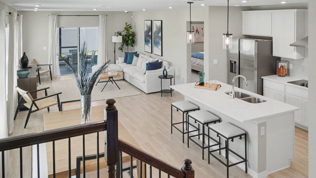 Representative furnished interior of a home built from the Lexington by Maronda Homes in Malabar Springs, Palm Bay (Image 17).
