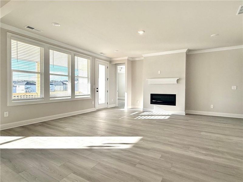 Spacious, unfurnished interior of a new home in , Braselton (Image 21). Spacious, unfurnished interior of a new home in , Braselton (Image 21).