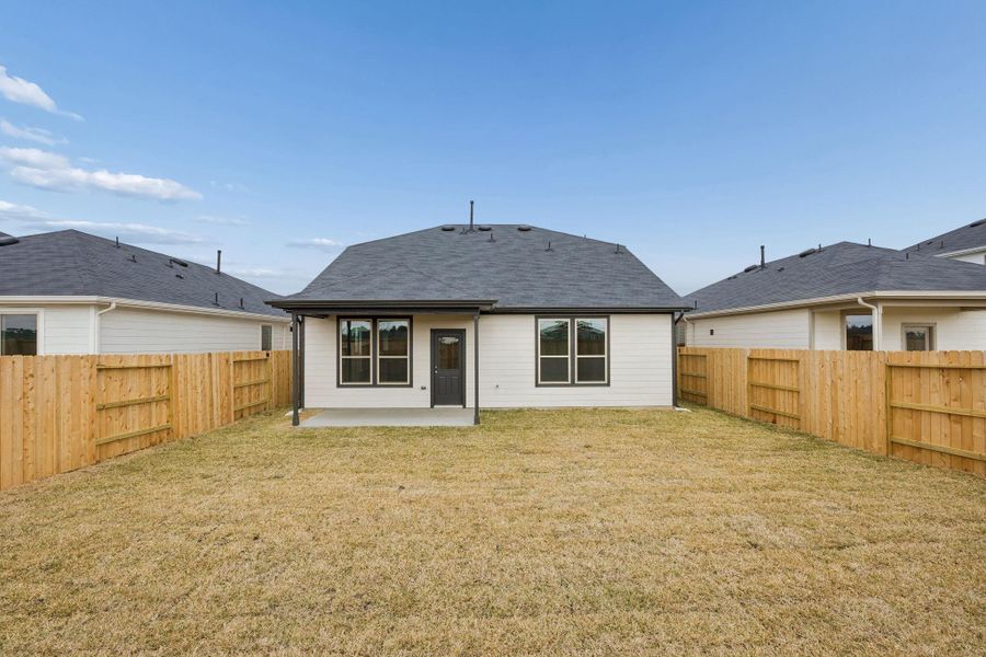 Exterior details and patio area of a home in Crosby Farms, Crosby (Image 3).
