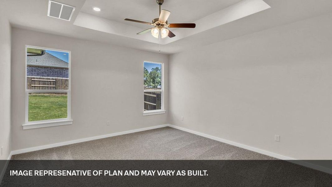 Spacious, unfurnished interior of a new home in Rosenbusch Ranch, Leander (Image 17).