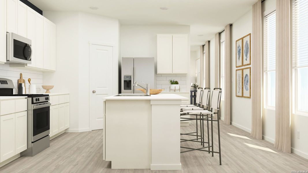 Furnished interior view inside a new home in Juniper Ranch, Spring Branch (Image 8).