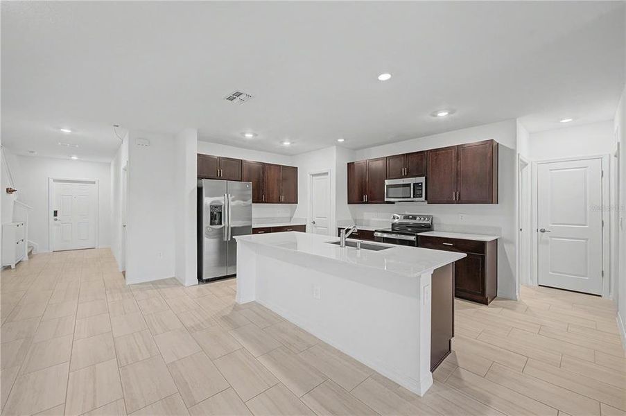 Furnished interior view inside a new home in Park East, Plant City (Image 5).