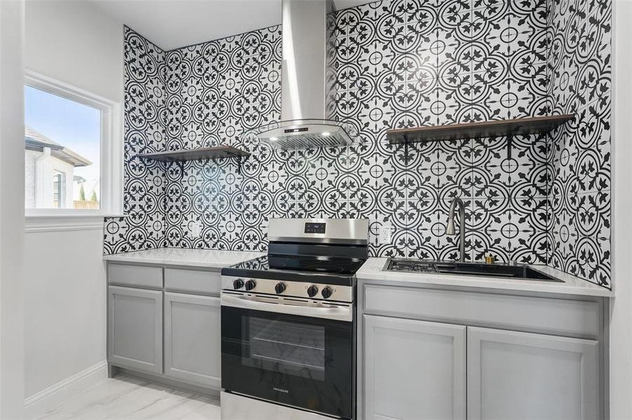 Furnished interior view inside a new home in , Wylie (Image 11).