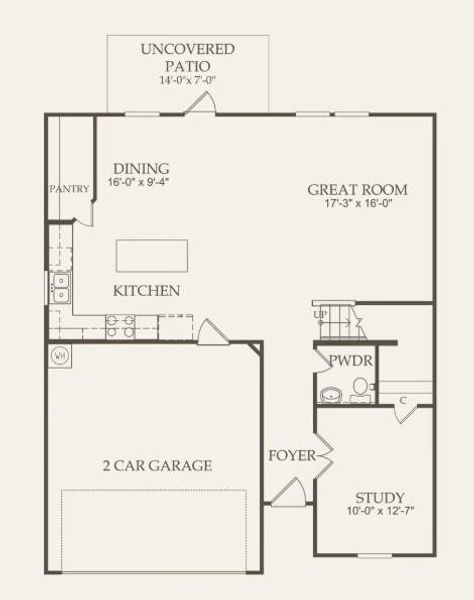 Centex Homes, Sandalwood floor plan Centex Homes, Sandalwood floor plan