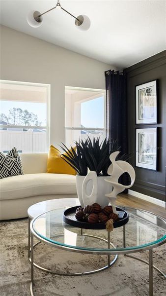 Furnished interior view inside a new home in Pasadena Ridge, Zephyrhills (Image 12). Furnished interior view inside a new home in Pasadena Ridge, Zephyrhills (Image 12).