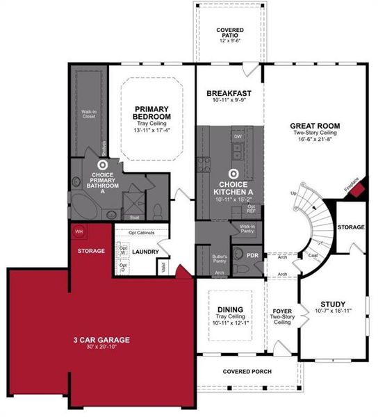 Beazer Homes Heath Golf and Yacht Club Madison floorplan. Beazer Homes Heath Golf and Yacht Club Madison floorplan.