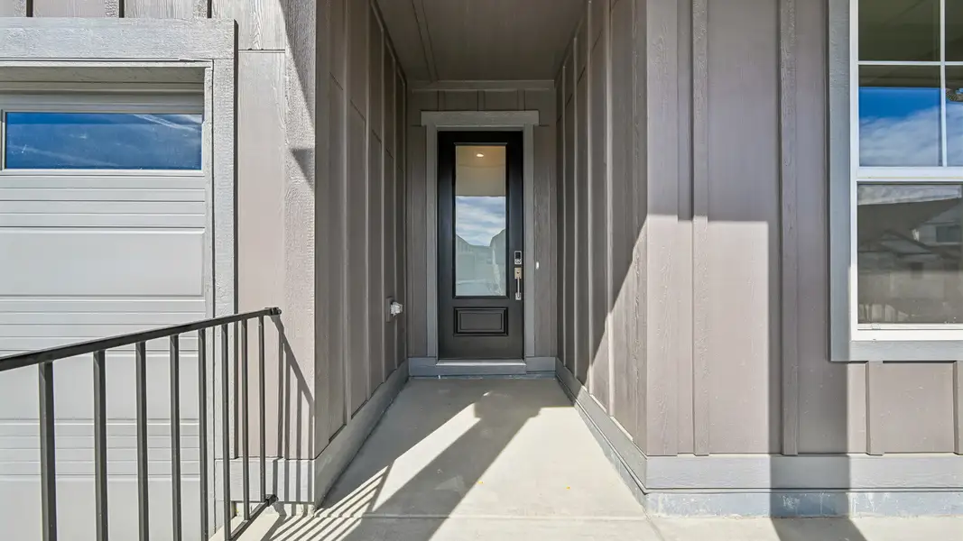 Attractive front entry creates a memorable first impression