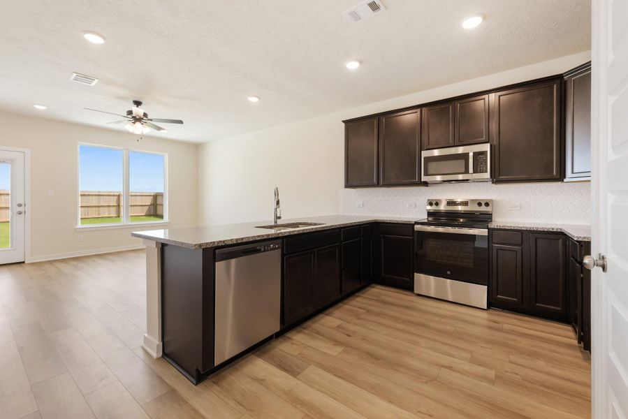 Furnished interior view inside a new home in , Snook (Image 9). Furnished interior view inside a new home in , Snook (Image 9).
