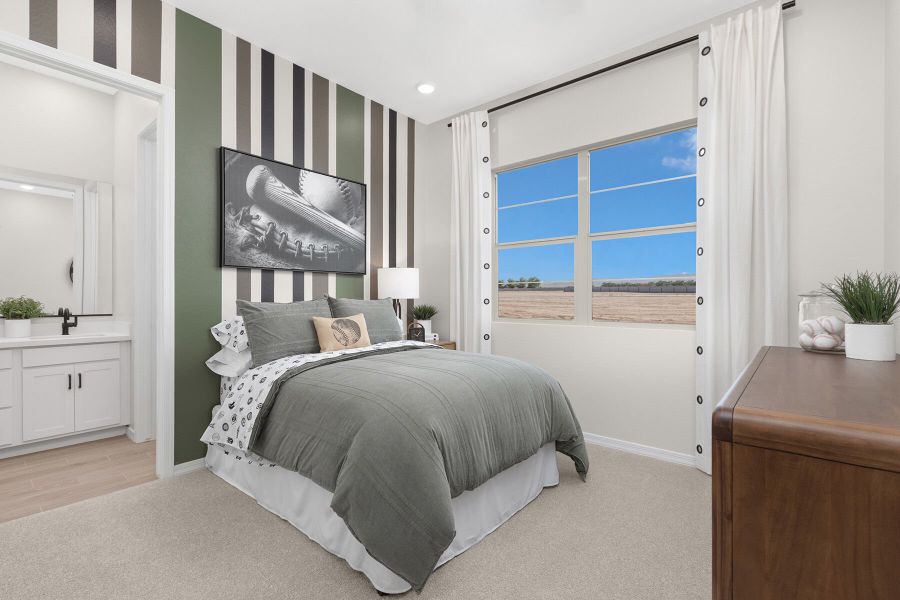 Representative furnished interior of a home built from the Flint by Mattamy Homes in Bella Vista Farms, Queen Creek (Image 13).