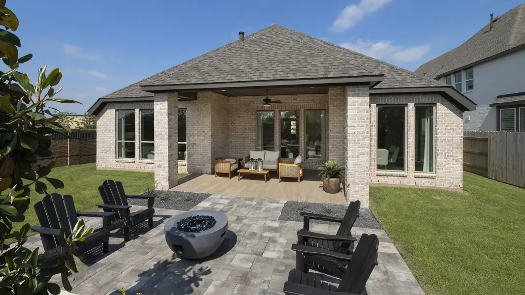Exterior details and patio area of a home in North Sky, Celina (Image 4). Exterior details and patio area of a home in North Sky, Celina (Image 4).