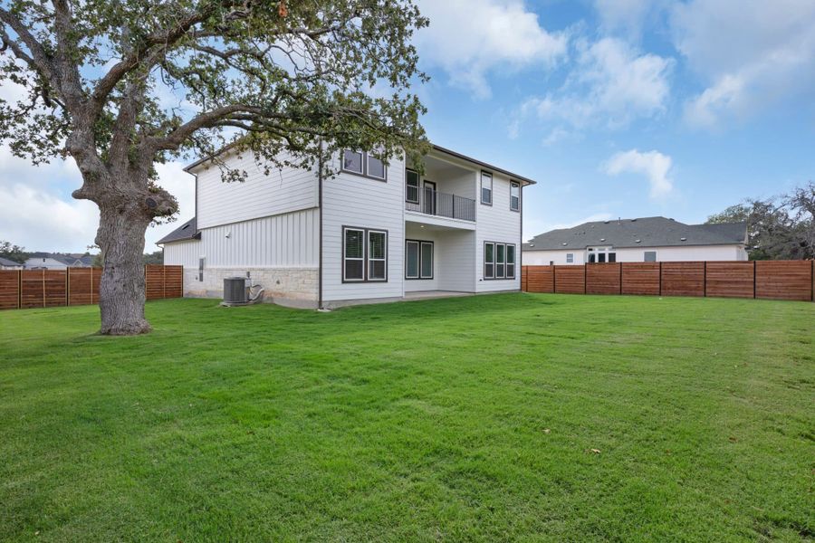Exterior details and patio area of a home in Highland Village, Georgetown (Image 25). Exterior details and patio area of a home in Highland Village, Georgetown (Image 25).