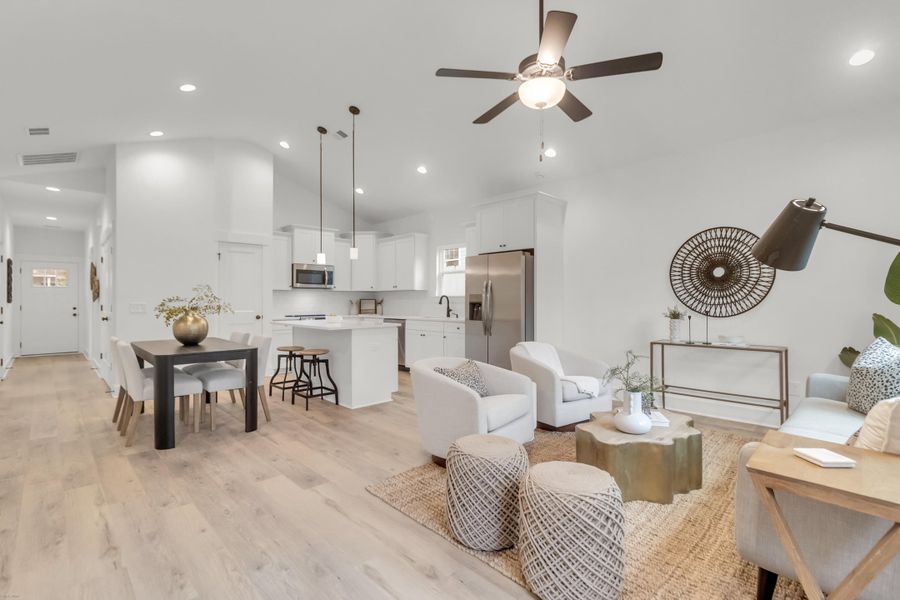 Furnished interior view inside a new home in , Charleston (Image 7). Furnished interior view inside a new home in , Charleston (Image 7).