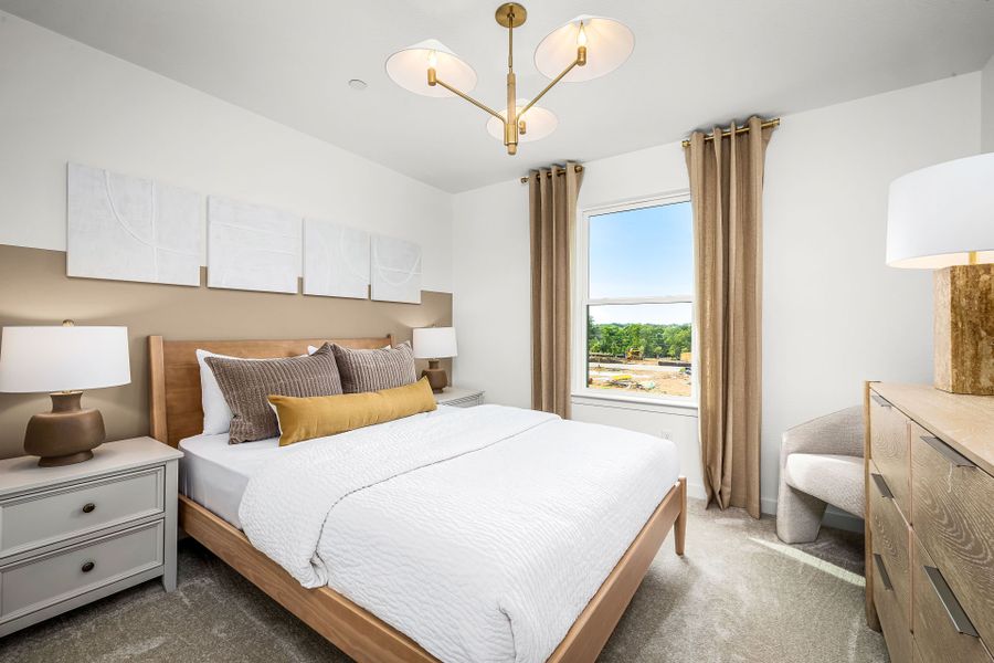 Representative furnished interior of a home built from the Waller by Pulte Homes in Monarch on Main, Round Rock (Image 11). Representative furnished interior of a home built from the Waller by Pulte Homes in Monarch on Main, Round Rock (Image 11).