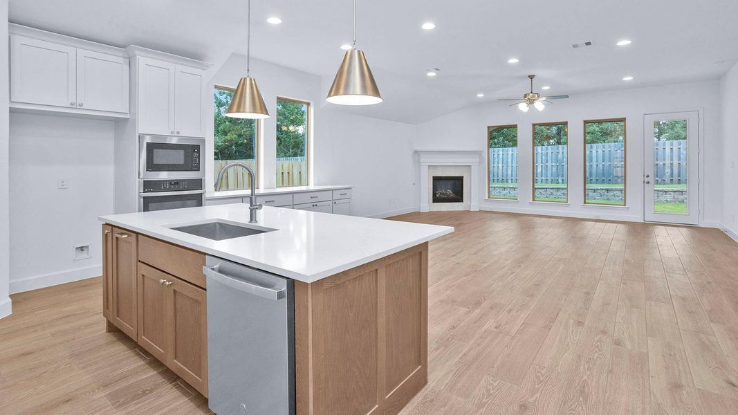 Furnished interior view inside a new home in COLTON, Todd Mission (Image 8).