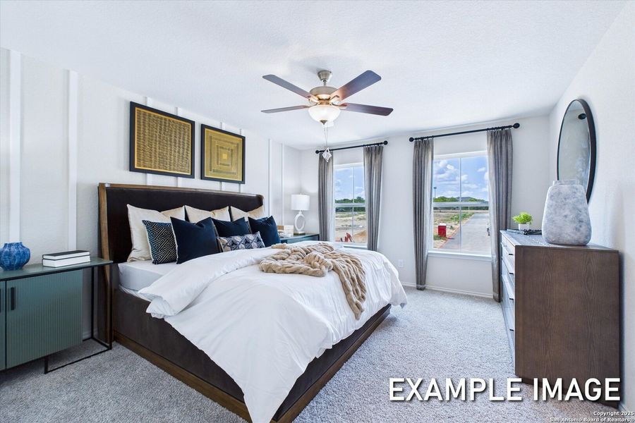 Furnished interior view inside a new home in Meadows at Oak Creek, San Antonio (Image 12).