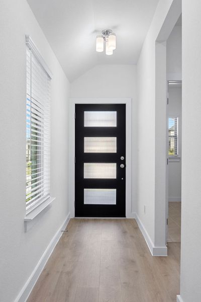 Entry in the Cypress home plan by Trophy Signature Homes - REPRESENTATIVE PHOTO
