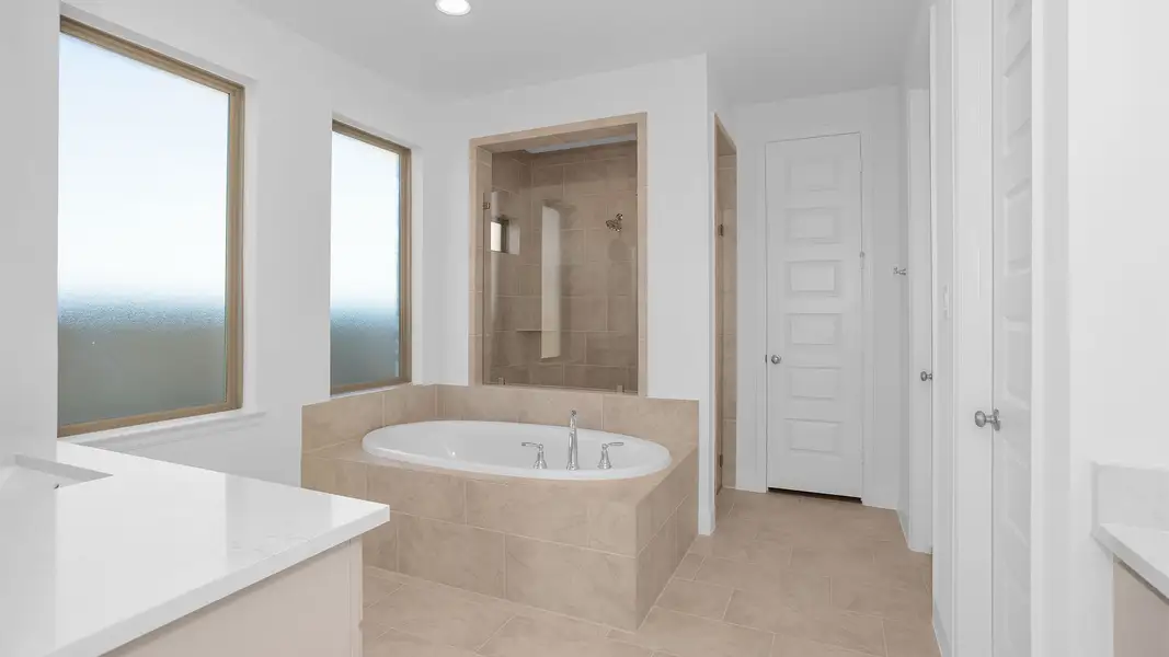 Furnished interior view inside a new home in Elyson, Katy (Image 4).