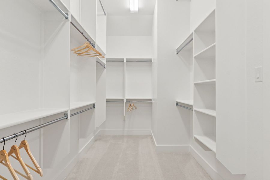 Plan 1578 Representative Photo - Primary Closet Plan 1578 Representative Photo - Primary Closet