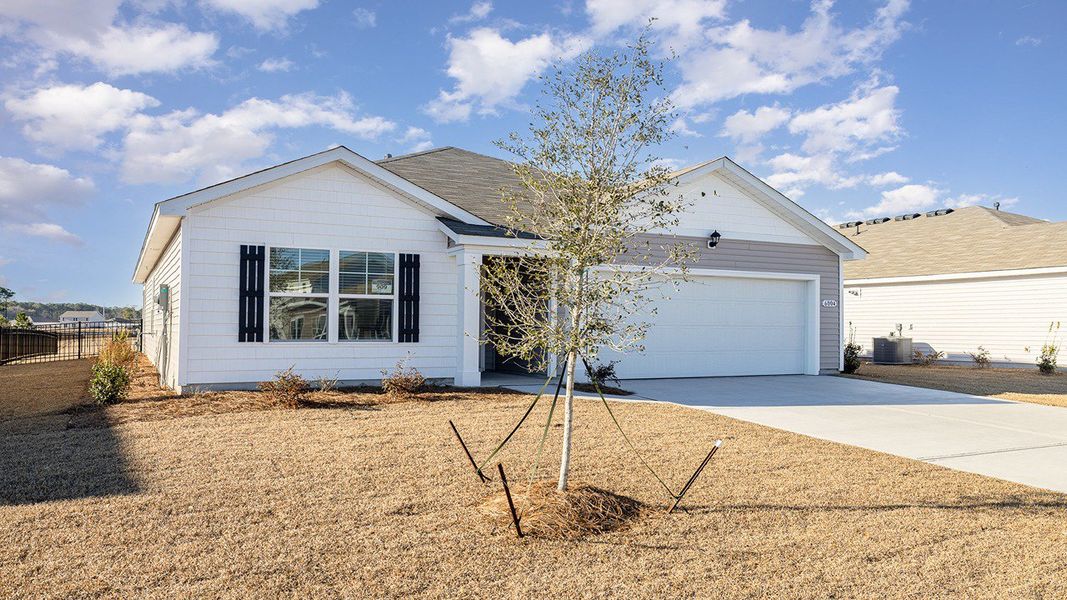 Representative exterior photo of a completed home built from the ARIA by D.R. Horton in Ridgefield, Conway, SC (Image 20).