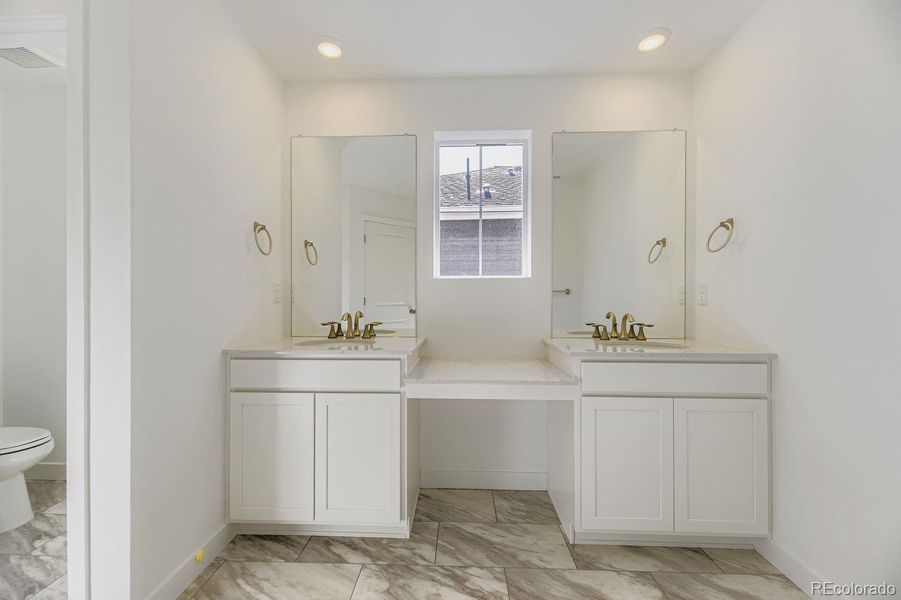 Furnished interior view inside a new home in Newlin Crossing: The Monarch Collection, Parker (Image 5). Furnished interior view inside a new home in Newlin Crossing: The Monarch Collection, Parker (Image 5).