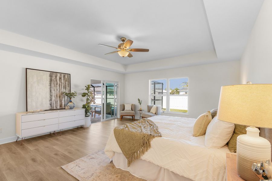 Representative furnished interior of a home built from the The Paradise Cove by Sunlife Homes LLC in Cape Coral, Cape Coral (Image 16).