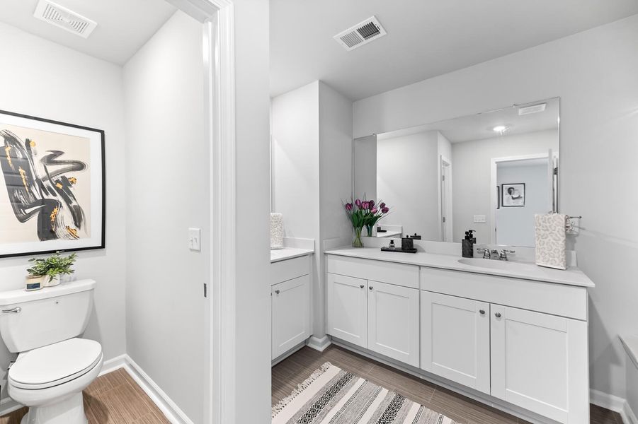 Furnished interior view inside a new home in Heron's Walk at Summers Corner, Summerville (Image 16).