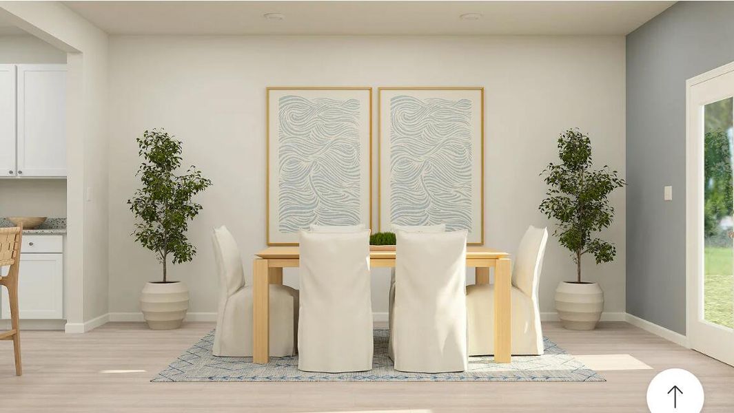 Furnished interior view inside a new home in Dawson Pointe, Summerville (Image 6). Furnished interior view inside a new home in Dawson Pointe, Summerville (Image 6).