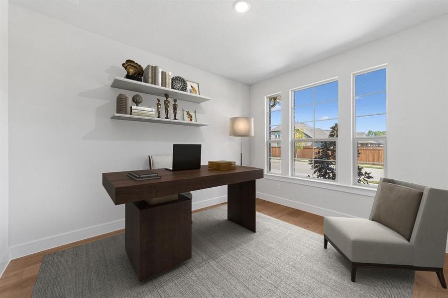 Furnished interior view inside a new home in Lincoln Pointe, Van Alstyne (Image 12).