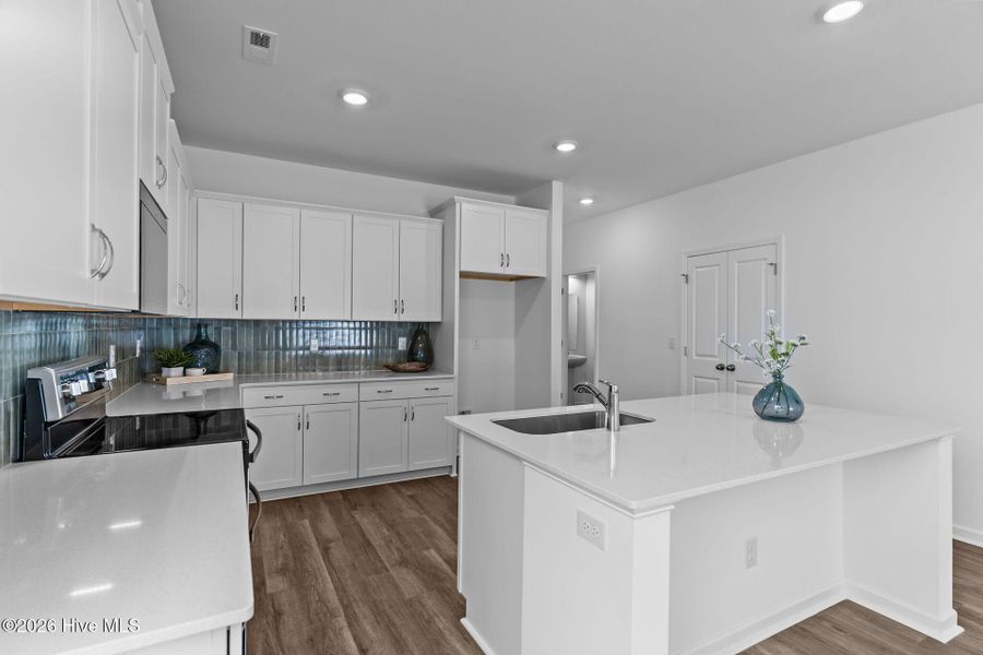 Furnished interior view inside a new home in Coastal Haven, Leland (Image 8). Furnished interior view inside a new home in Coastal Haven, Leland (Image 8).