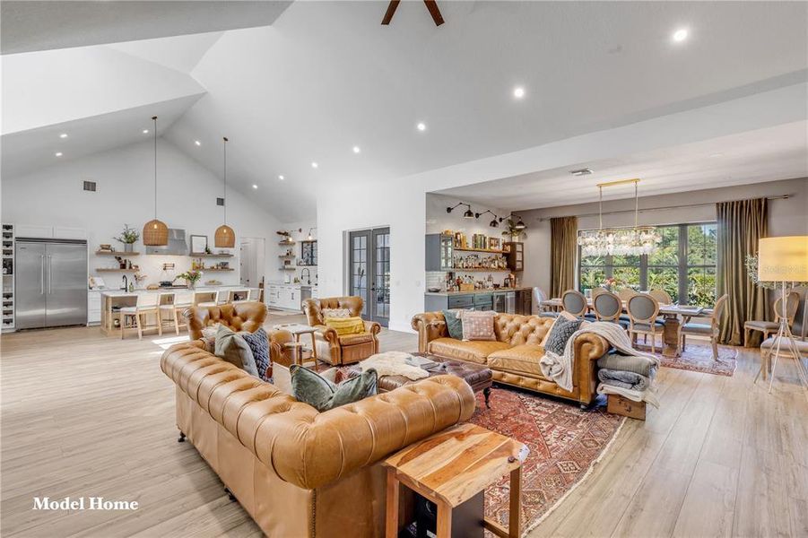 Furnished interior view inside a new home in , Deland (Image 6). Furnished interior view inside a new home in , Deland (Image 6).