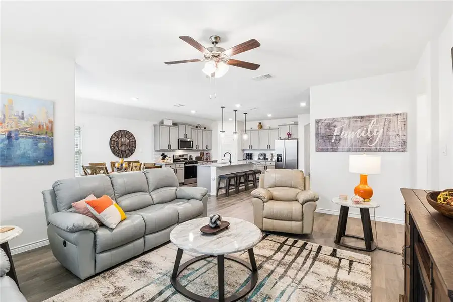 Furnished interior view inside a new home in , Providence Village (Image 7).