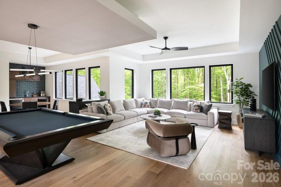 Furnished interior view inside a new home in , Belmont (Image 21).