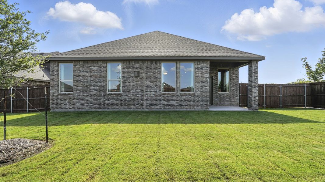 Representative exterior photo of a completed home built from the Avery by D.R. Horton in Madera, Royse City, TX (Image 23). Representative exterior photo of a completed home built from the Avery by D.R. Horton in Madera, Royse City, TX (Image 23).