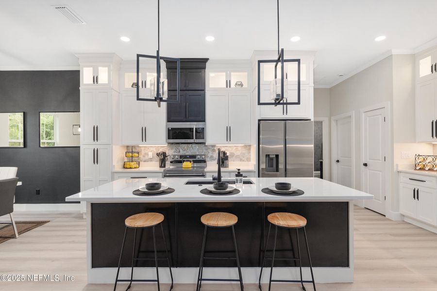 Furnished interior view inside a new home in , Gainesville (Image 59).