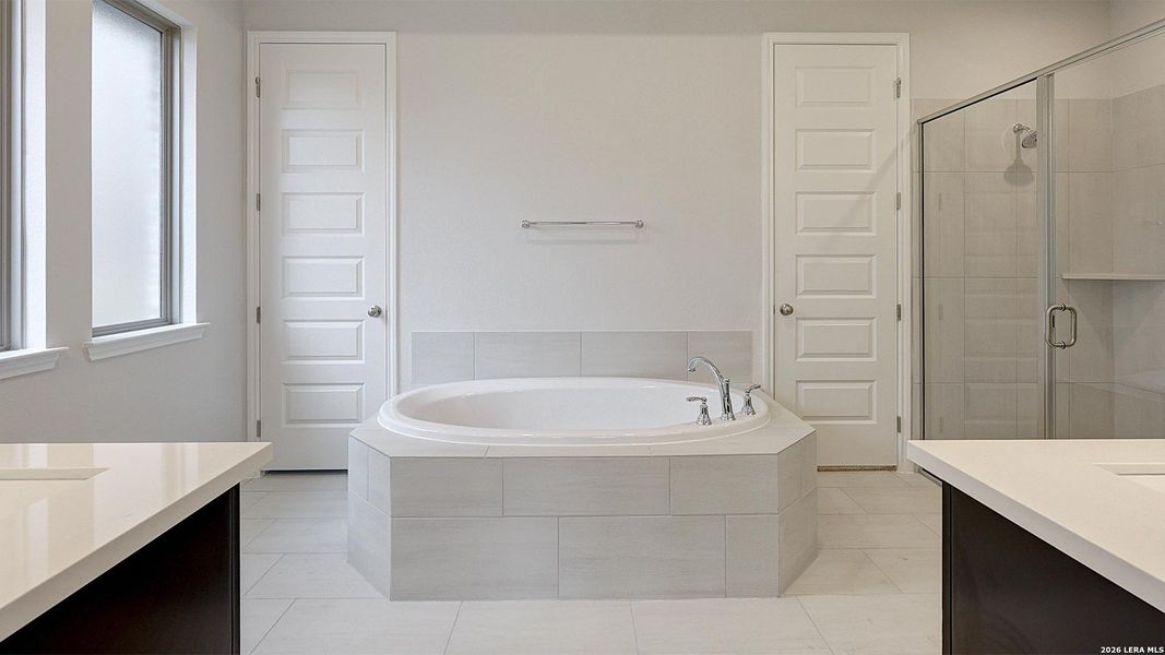 Furnished interior view inside a new home in Kallison Ranch, San Antonio (Image 11).
