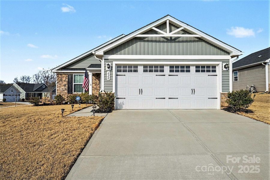 Front exterior of a new home in , Lancaster, SC, highlighting curb appeal (Image 1). Front exterior of a new home in , Lancaster, SC, highlighting curb appeal (Image 1).