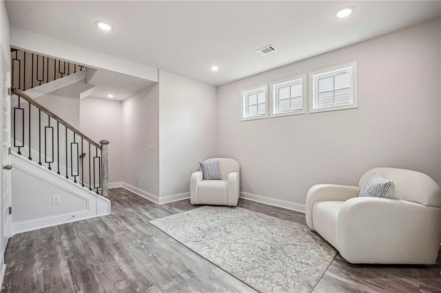 Furnished interior view inside a new home in Town Center Overlook, Peachtree Corners (Image 3).