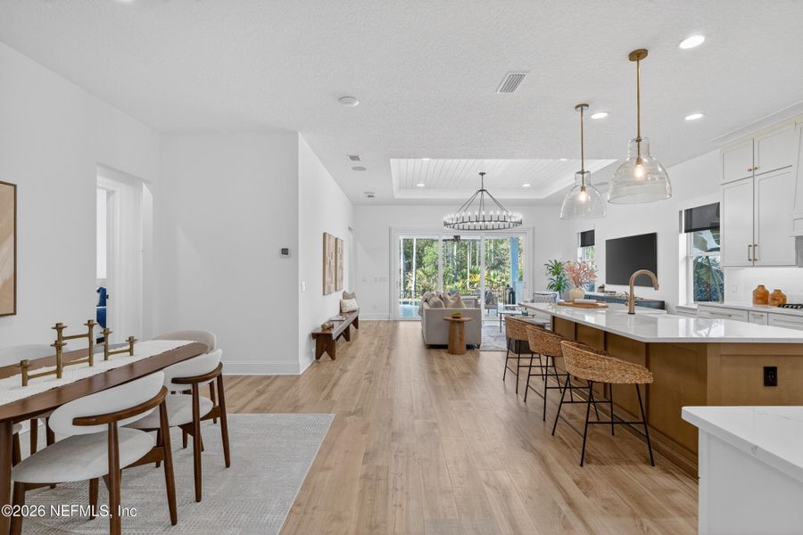 Furnished interior view inside a new home in , Ponte Vedra (Image 12).
