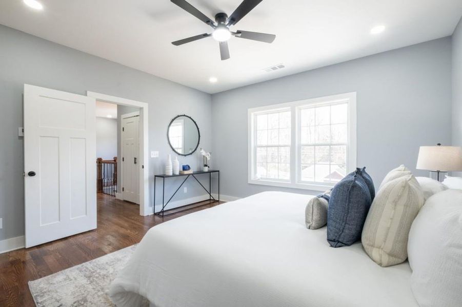 Furnished interior view inside a new home in , Fairburn (Image 39).