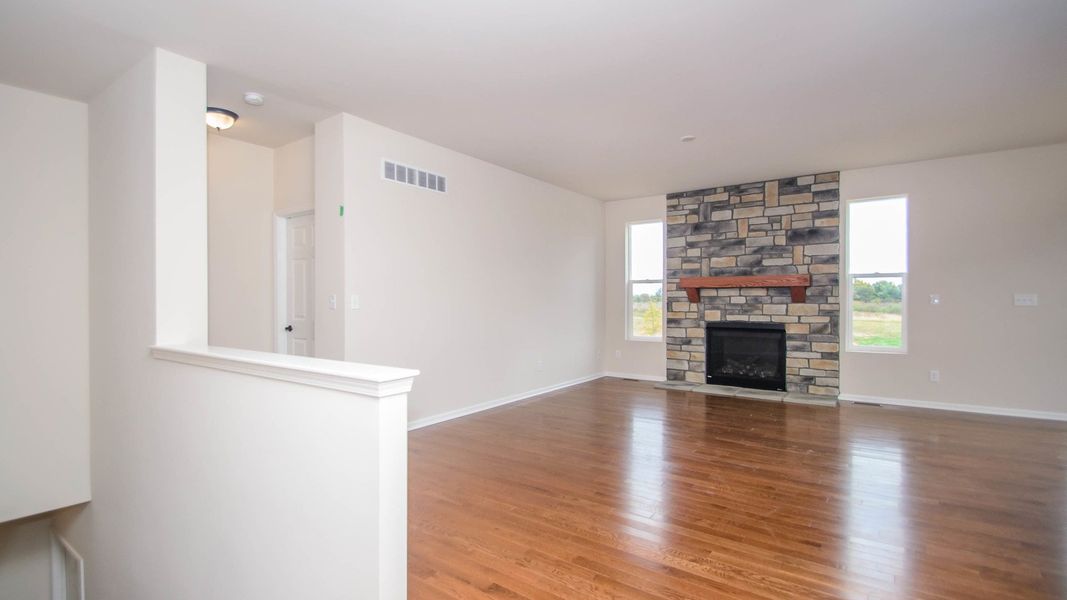 Representative unfurnished interior of a home built from the The Abington by Norfolk Homes in Valleys, Jackson (Image 54).