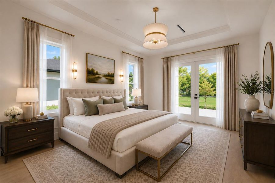 Furnished interior view inside a new home in , Tarpon Springs (Image 17). Furnished interior view inside a new home in , Tarpon Springs (Image 17).