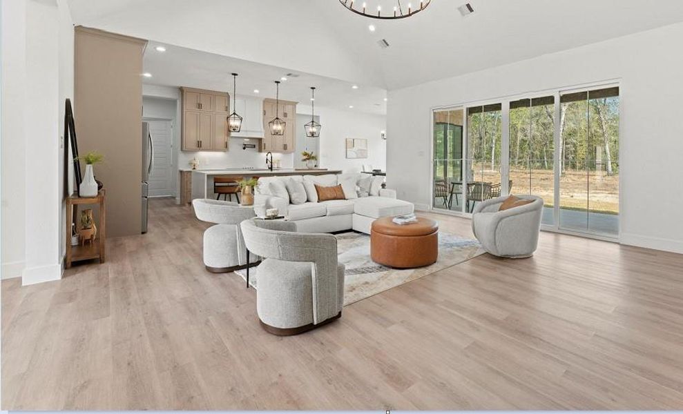 Furnished interior view inside a new home in , Conroe (Image 5).