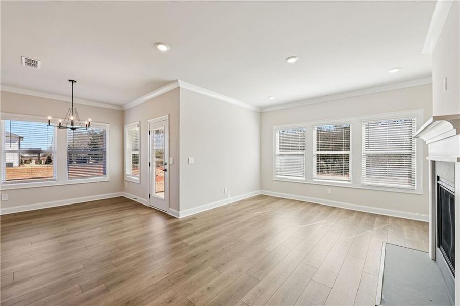 Spacious, unfurnished interior of a new home in River Pointe, Monroe (Image 17).