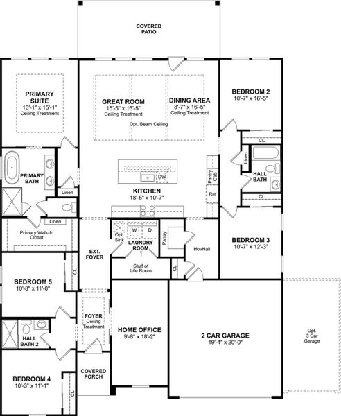 The Aegean floor plan by K. Hovnanian Homes. 1st Floor shown. *Prices, plans, dimensions, features, specifications, materials, and availability of homes or communities are subject to change without notice or obligation.