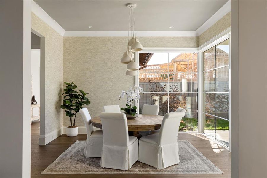 Furnished interior view inside a new home in , Frisco (Image 29).