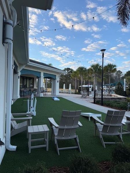 Exterior details and patio area of a home in Del Webb Sunbridge, St. Cloud (Image 23). Exterior details and patio area of a home in Del Webb Sunbridge, St. Cloud (Image 23).