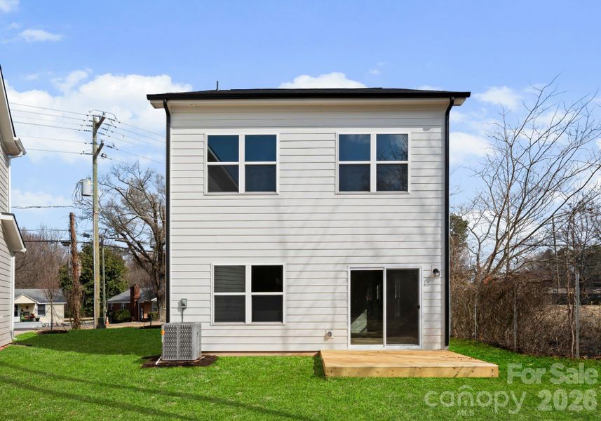 Exterior details and patio area of a home in , Charlotte (Image 28).