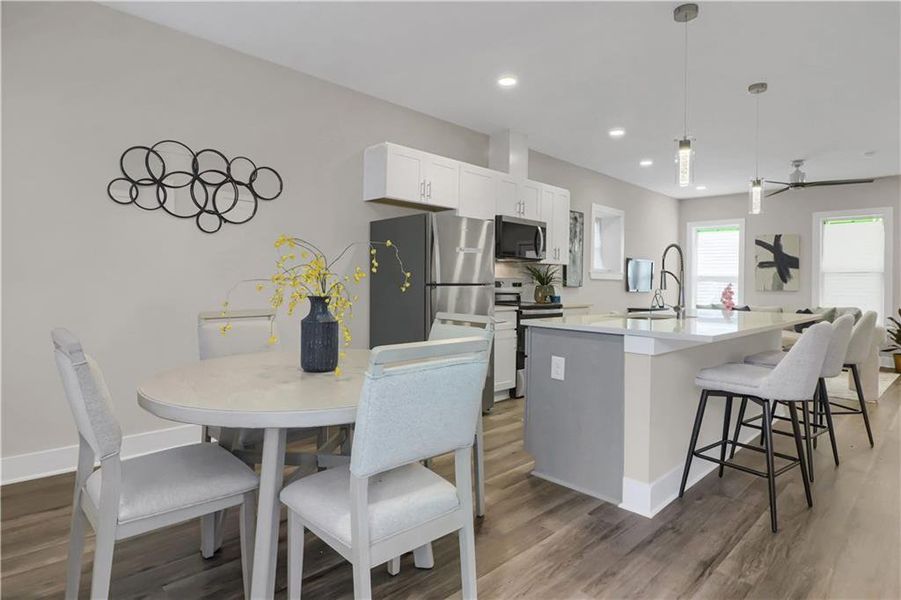 Furnished interior view inside a new home in , Atlanta (Image 14).